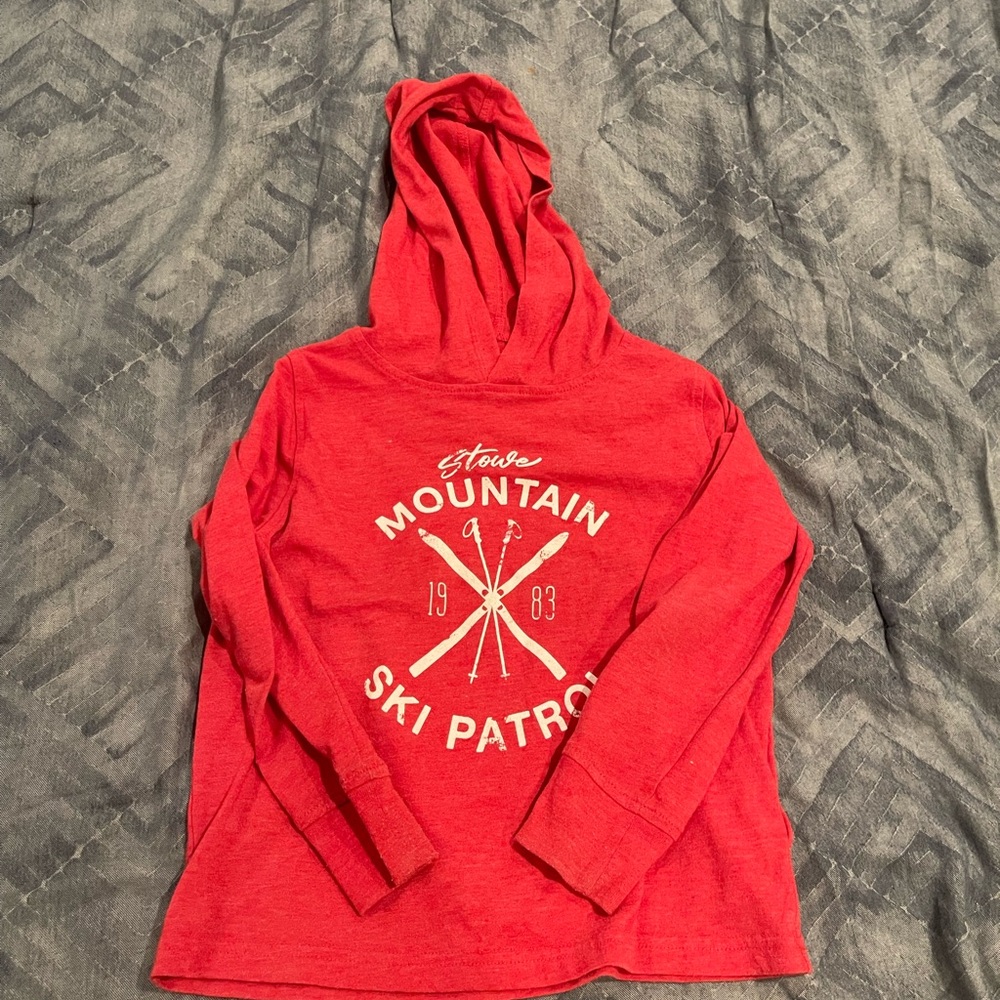 Red crewcuts hoddie pullover